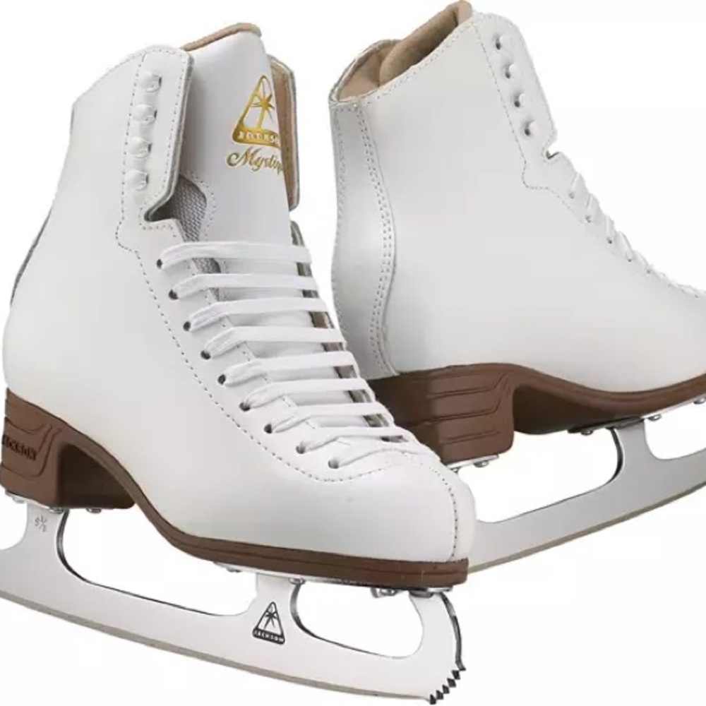 Jackson Mystique white girls ice skates